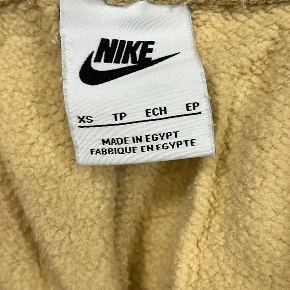 Nike Project Uphoria Bohemian Wide Leg Fleece Sweatpants DZ3116 Khaki Sweats XS - Picture 6 of 8